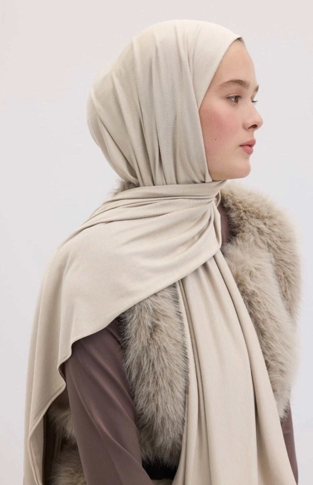 FRESH SCARFS - Bamboo Jersey Perle