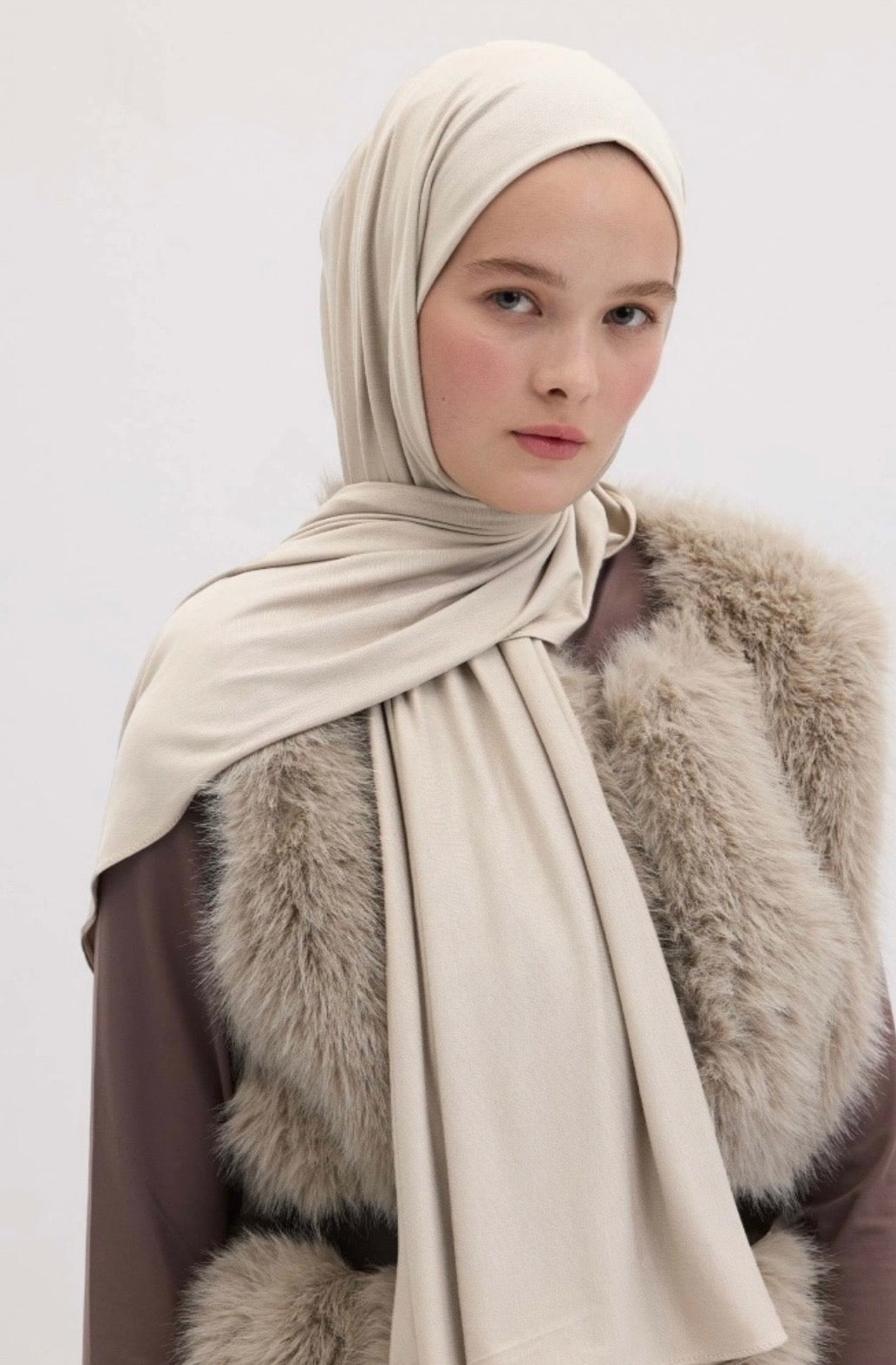 FRESH SCARFS - Bamboo Jersey Perle