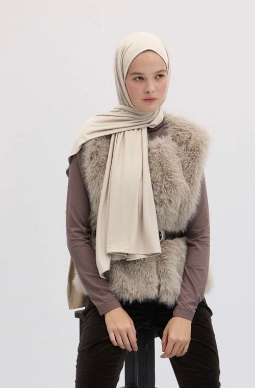 FRESH SCARFS - Bamboo Jersey Perle