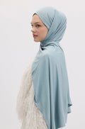 FRESH SCARFS - Bamboo Jersey Himmelblau