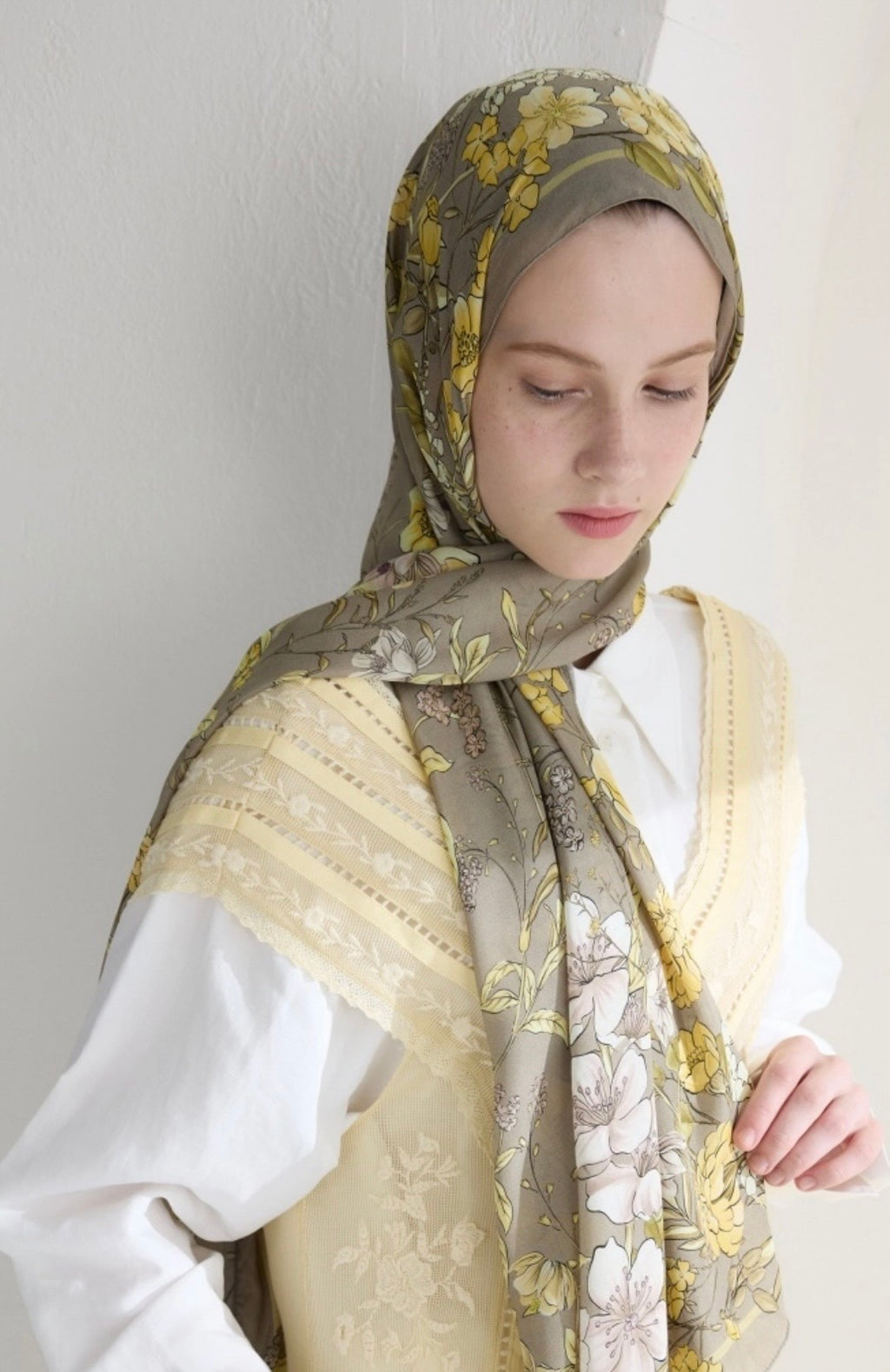 FRESH SCARFS - Valentina Floss Viskose Hijab