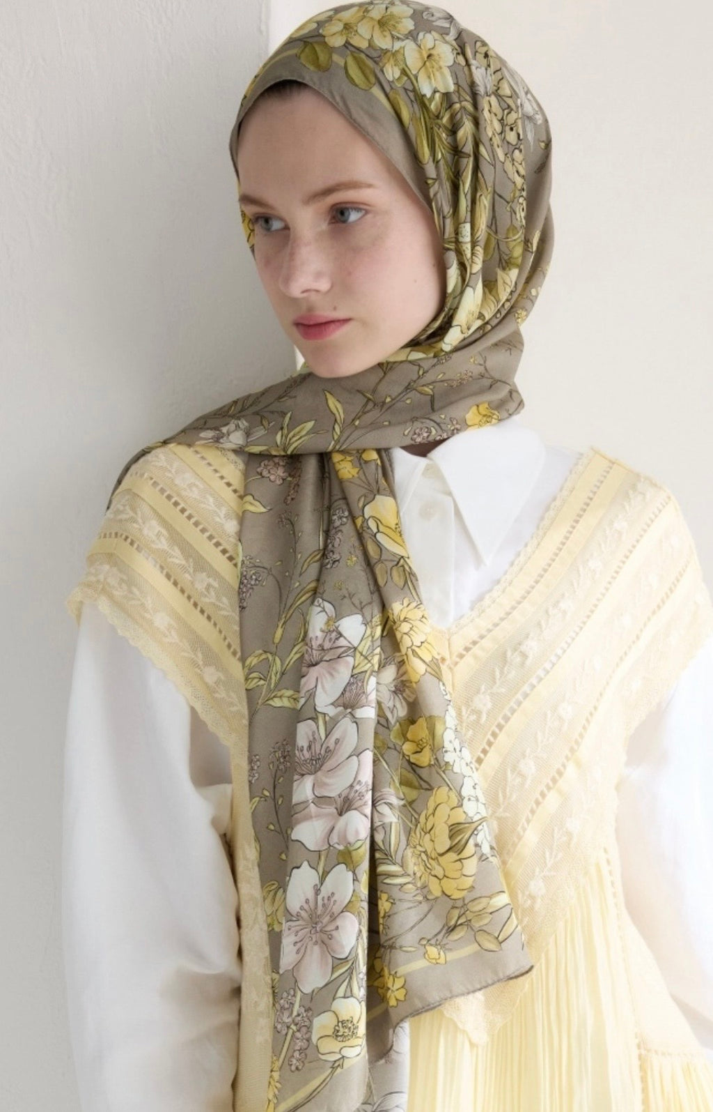 FRESH SCARFS - Valentina Floss Viskose Hijab