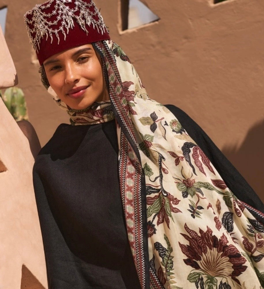 FRESH SCARFS - Mystic Bloom Soft-Viskose Hijab