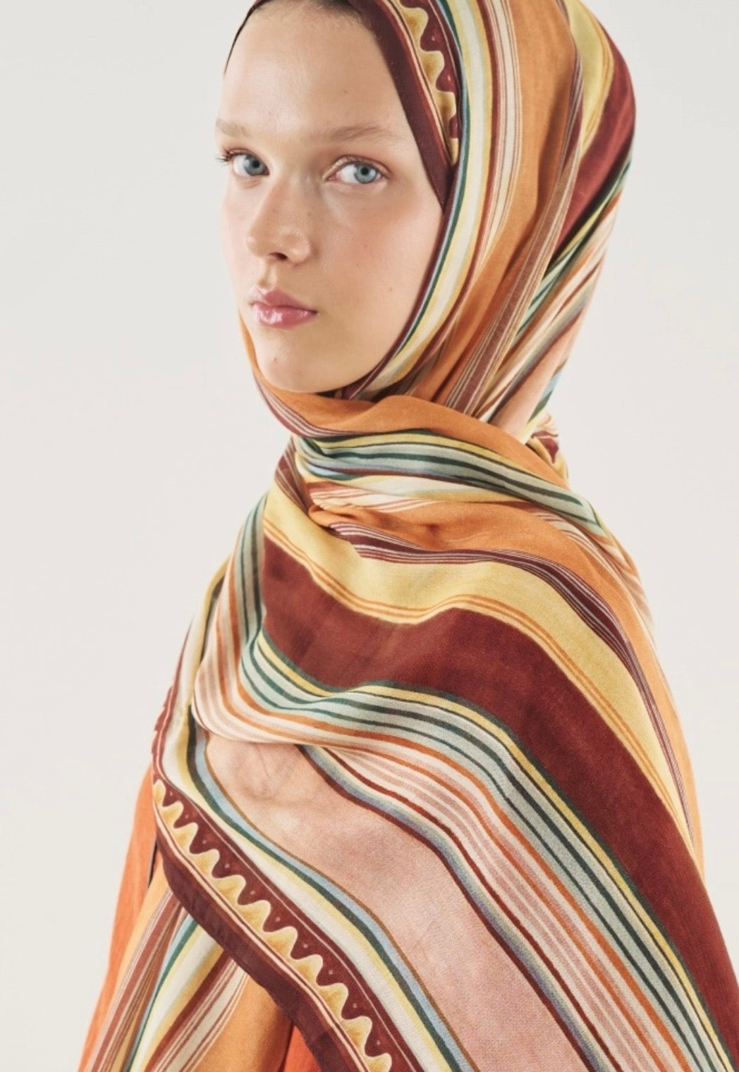 FRESH SCARFS - Line Harmony Soft-Viskose Hijab