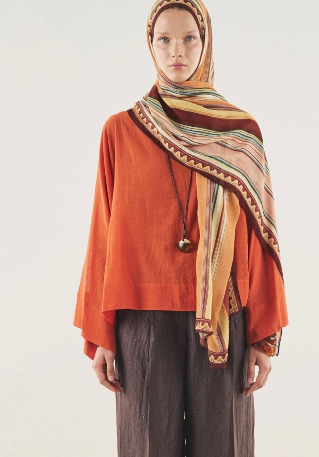 FRESH SCARFS - Line Harmony Soft-Viskose Hijab