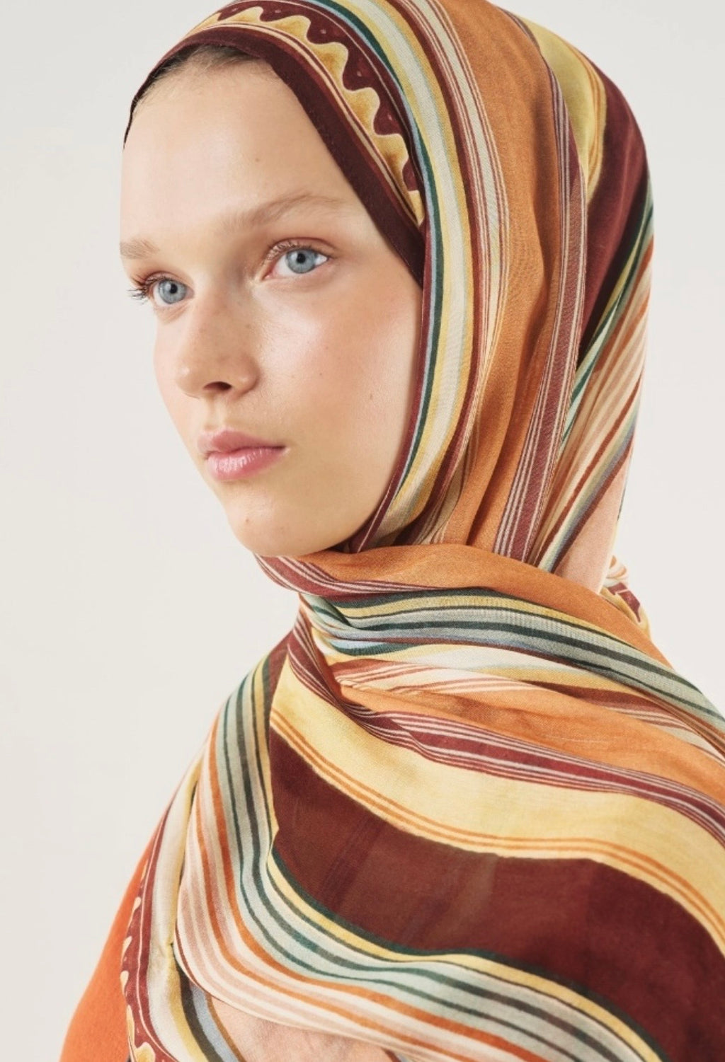 FRESH SCARFS - Line Harmony Soft-Viskose Hijab