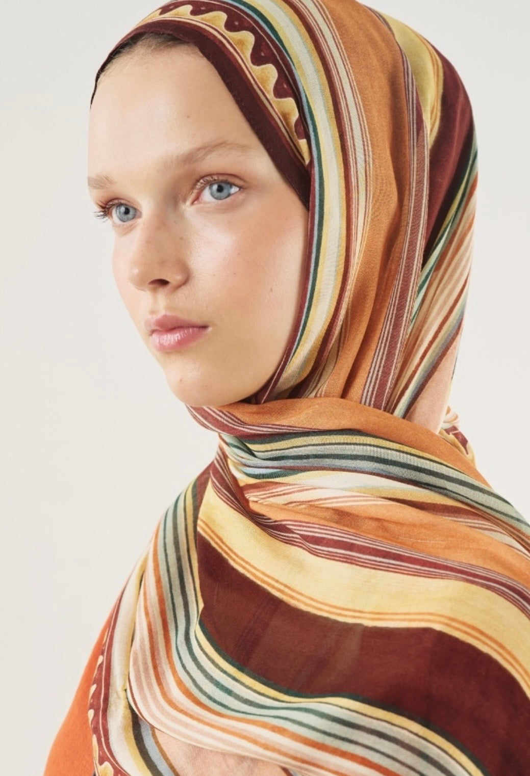 FRESH SCARFS - Line Harmony Soft-Viskose Hijab