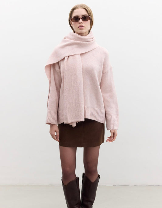 MANUKA - Rollkragen Pullover Rosa