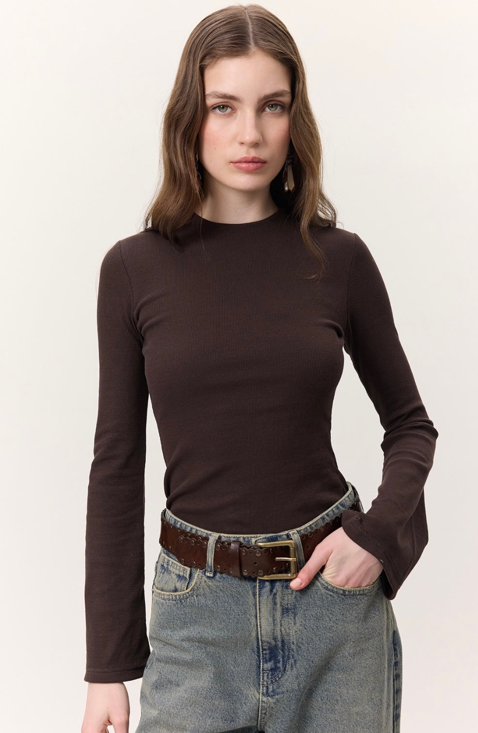 MANUKA - Slim Body Dunkelbraun