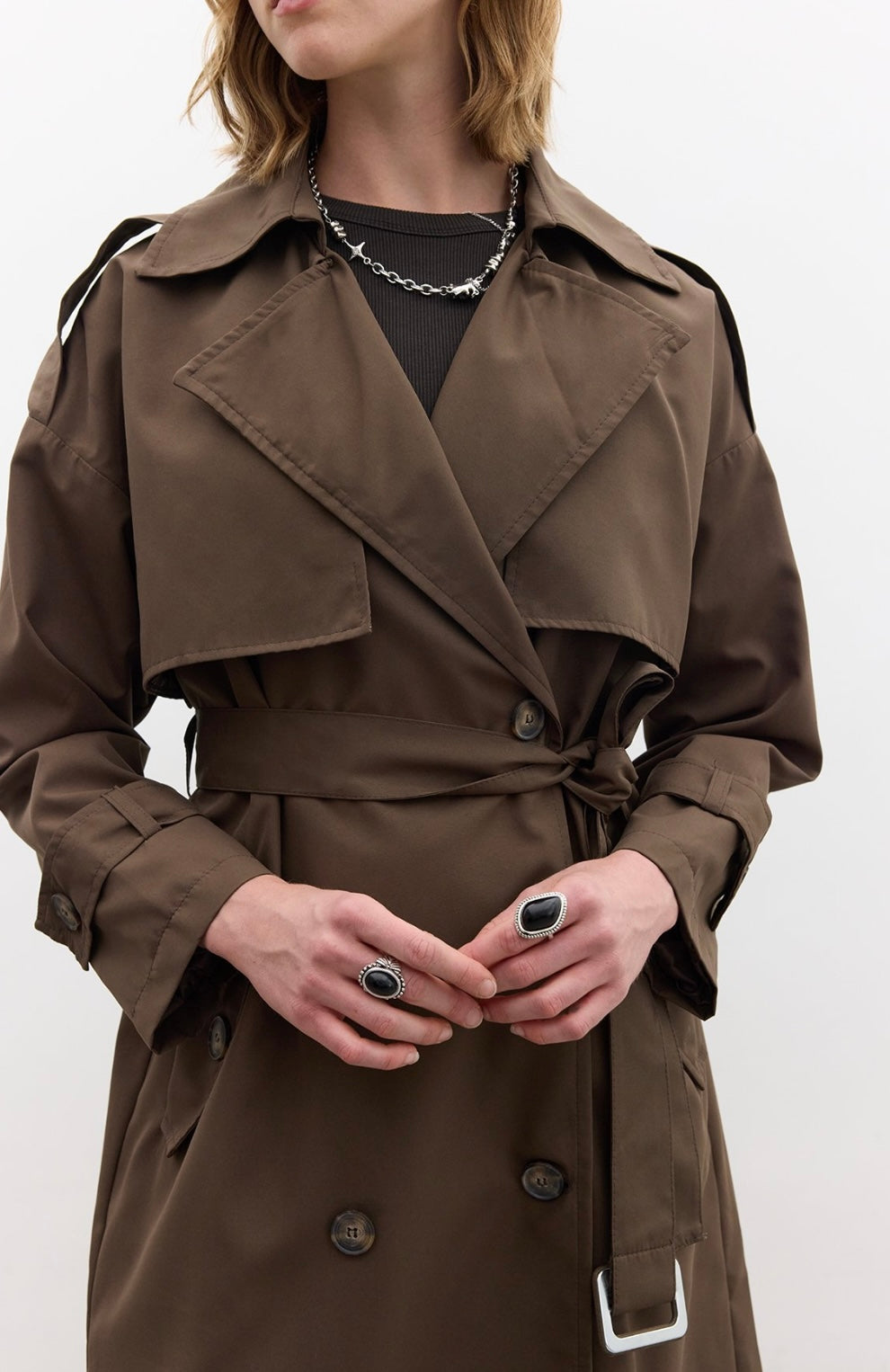 MANUKA - Trenchcoat Braun