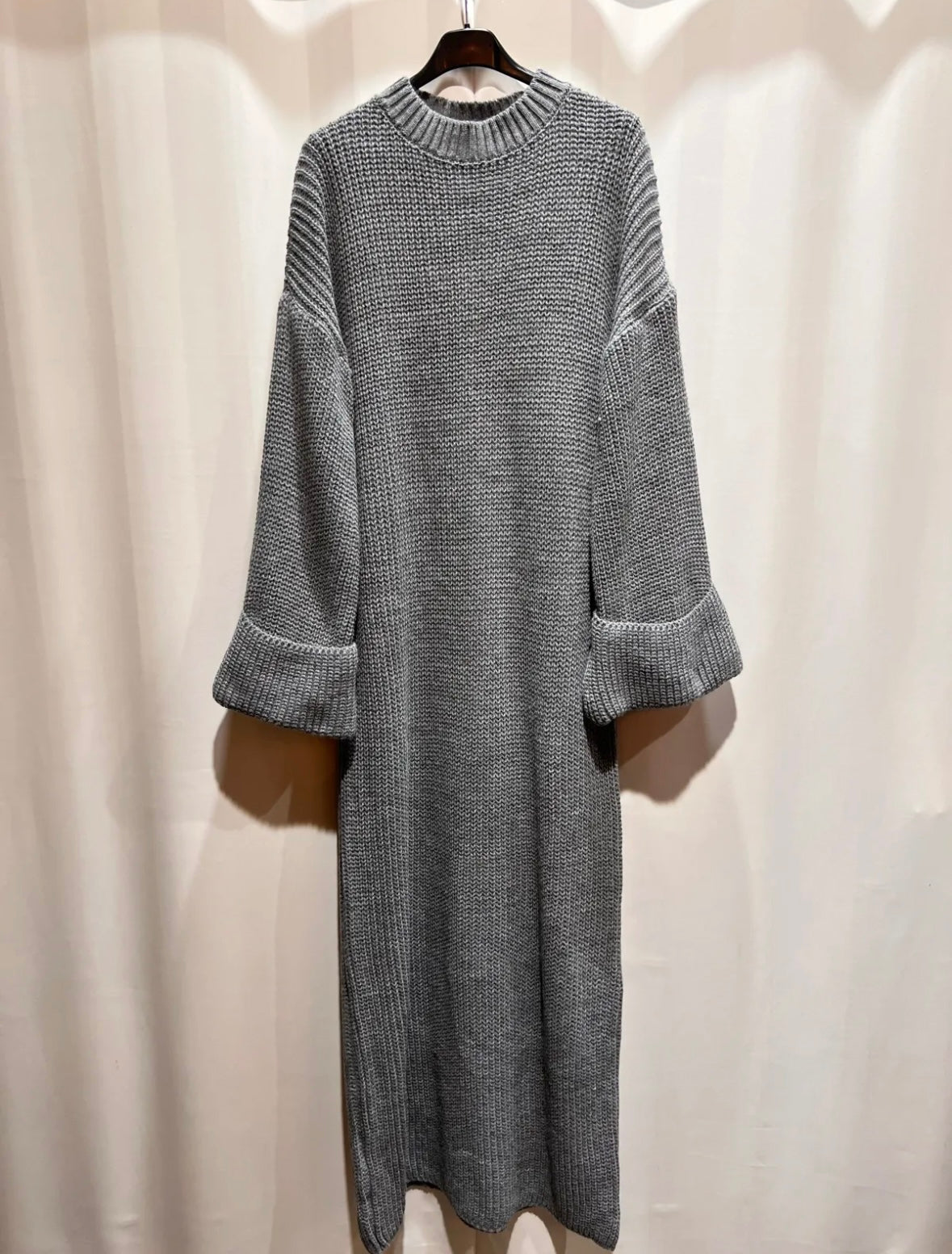 Strickkleid - Grau