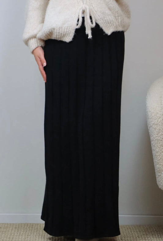 Plissee Rock - Schwarz